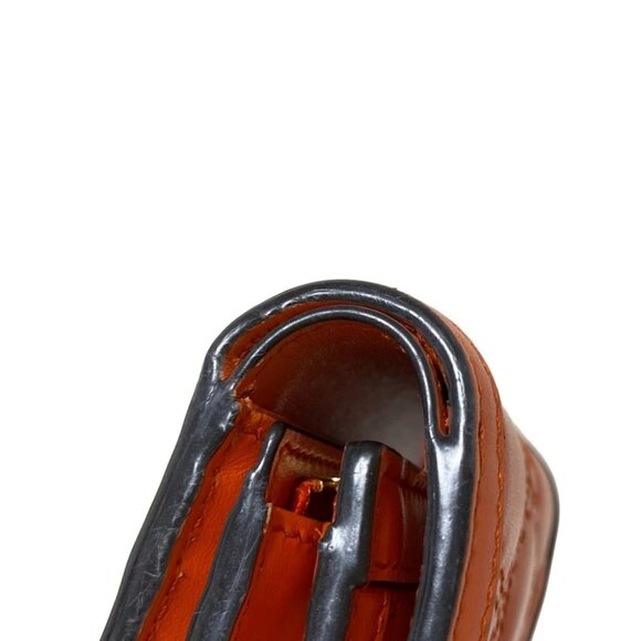 Auth GUCCI GG Matelasse 723799 Orange Leather - Bifold Wallet - Picture 7 of 7